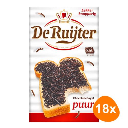 De ruijter hagel puur 18x390gr