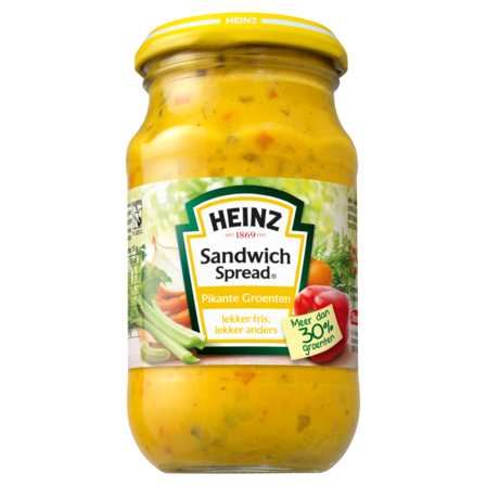 Heinz Sandwich Spread Pikante Groenten 8x300gr