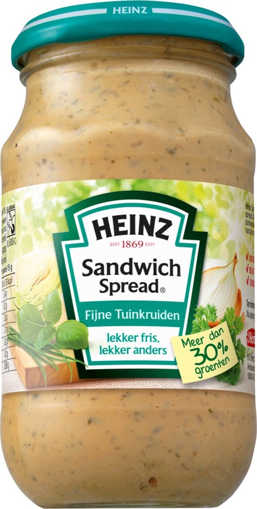 Heinz Sandwich SPread Tuinkruiden 8x300gr