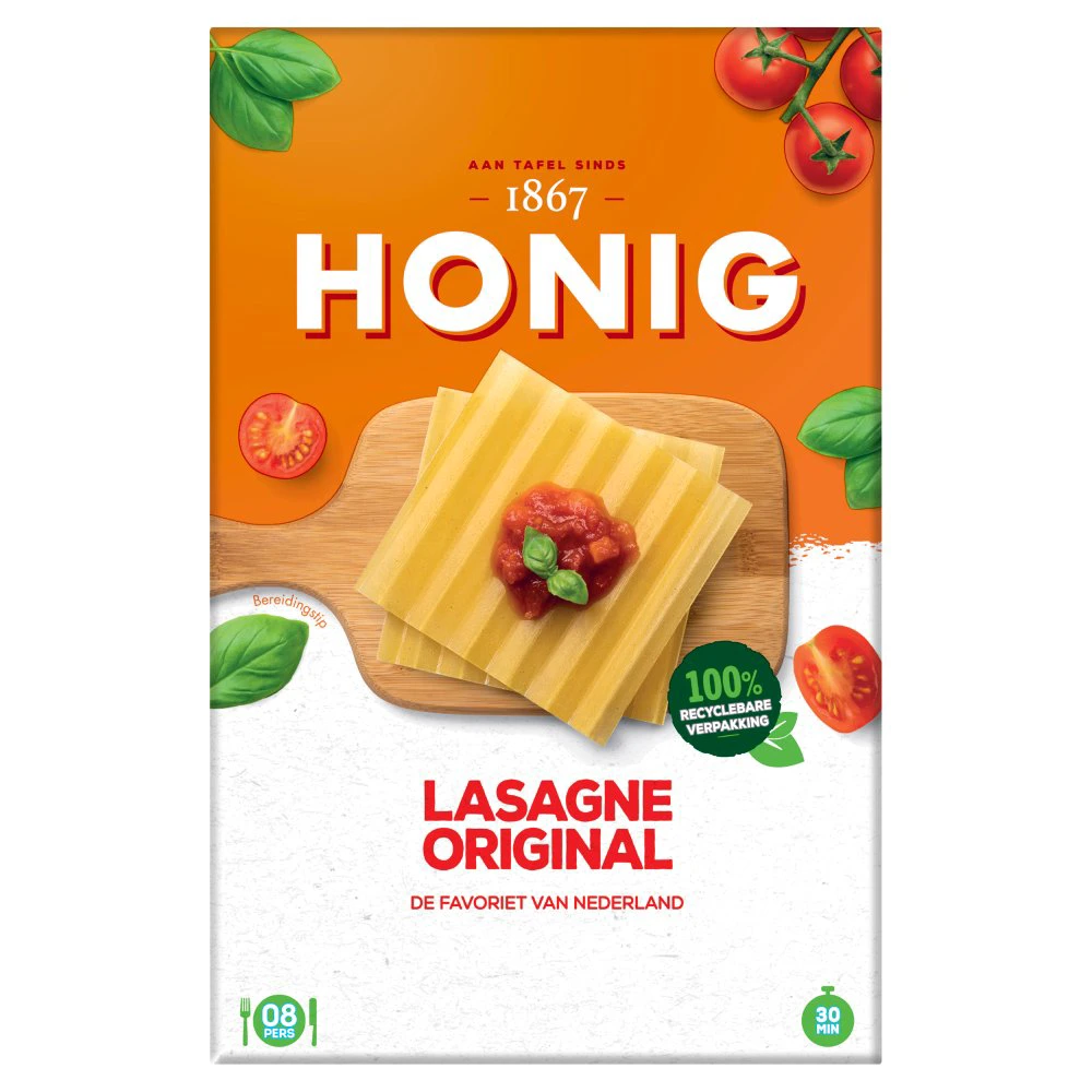 Honig lasagne origineel 12x250gr