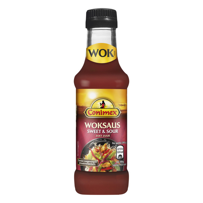 Conimex woksaus sweet & sour 6x175ml