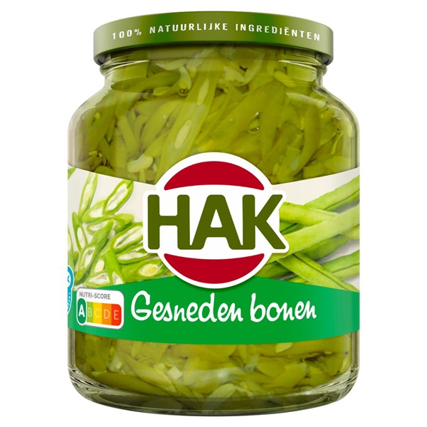 Hak gesneden bonen 6x370ml