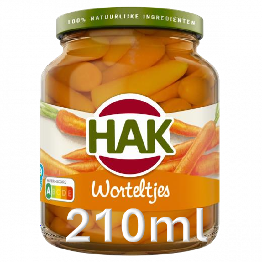 Hak worteltjes 12x210ml