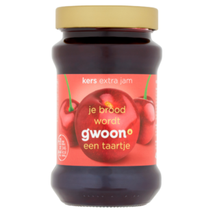 G'woon extra jam kers 6x450 gr