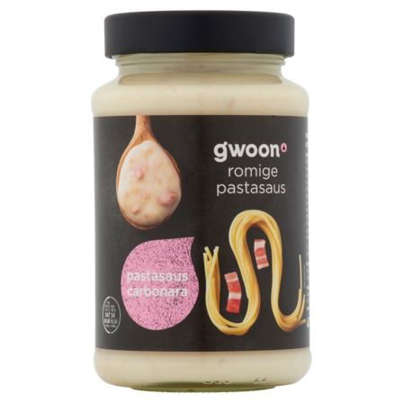 G'woon pastasaus carbonara 6x470 gr