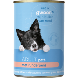 G'woon hond paté kalfspens 12x400 gr