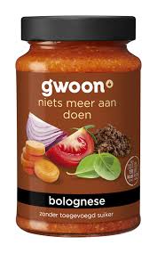 G'woon pastasaus bolognese 6x480 gr