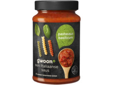 G'woon pastasaus basilicum 6x490 gr