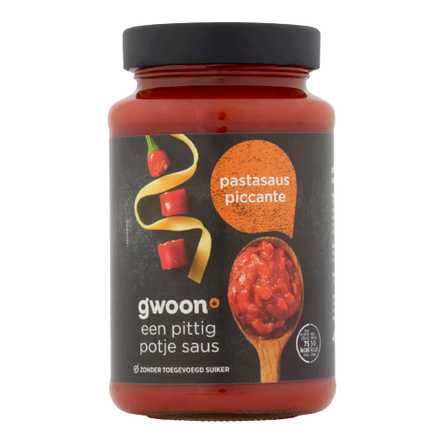 G'woon pastasaus picante 12x295 gr