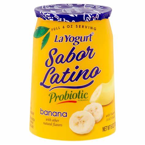 La yogurt sabor latino lf banana 12 x 6 oz