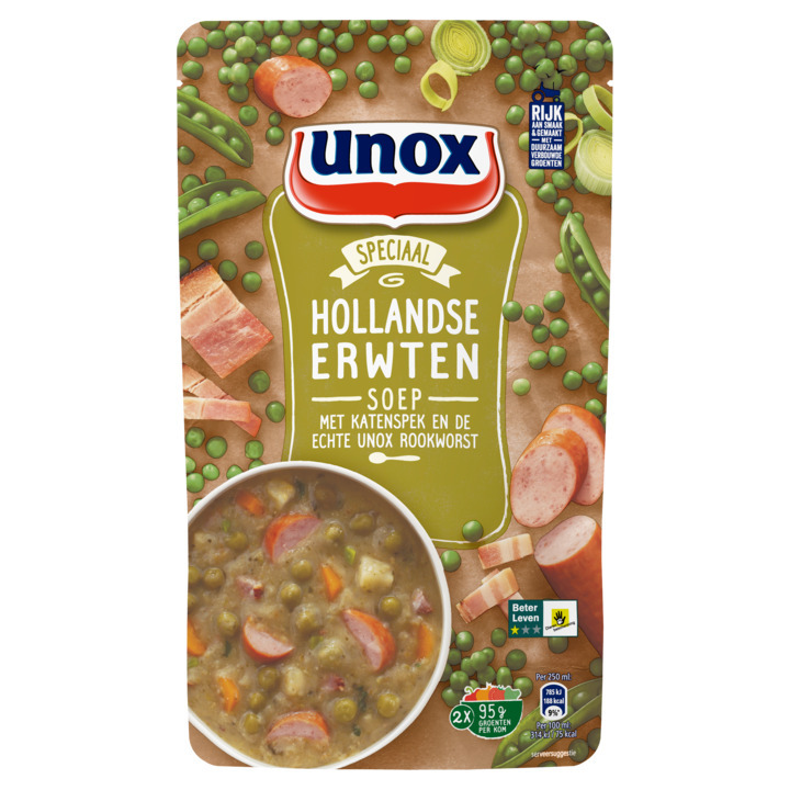 Unox hollandse erwten 5x570 ml