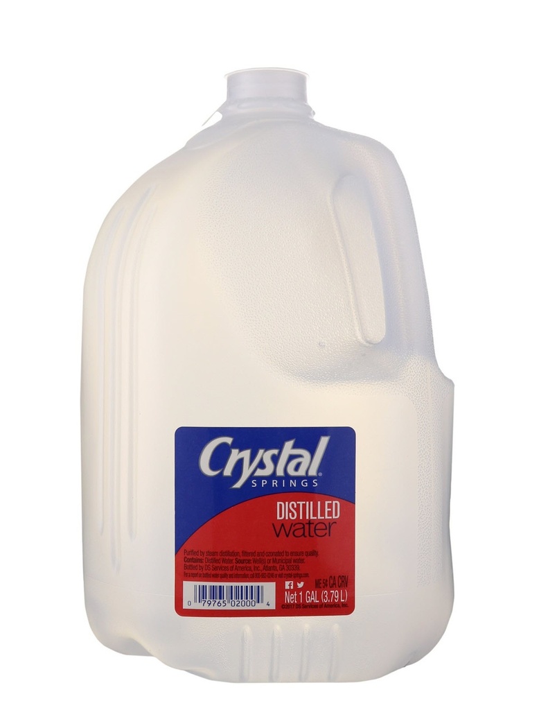 Distilled water 3x 1Gallon