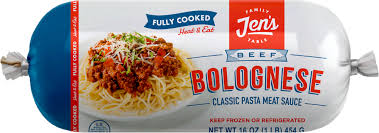 Jen's beef bolognese in sauce 24x16oz