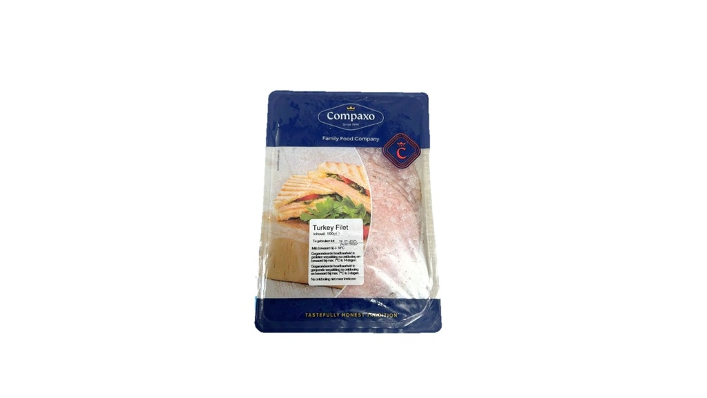 Compaxo kalkoenfilet 10x100gr