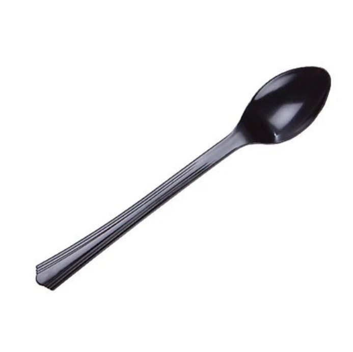 Comet spoon plastic tasting black petite 4.2 inch 5x100st