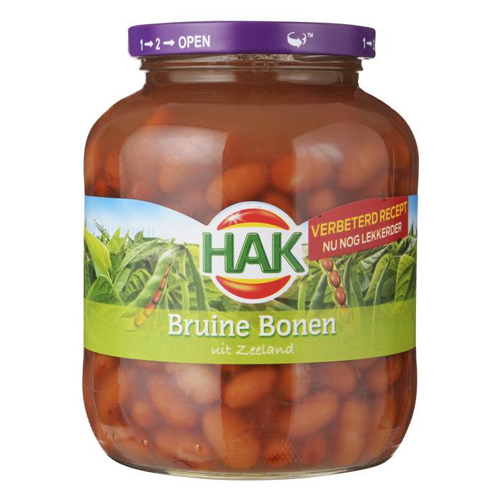 Hak bruine bonen 12x710ml