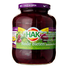 Hak  rode biet schijf 6x370ml 