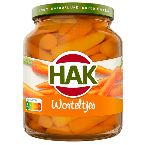 Hak wortelen extra fijn 6x370ml 