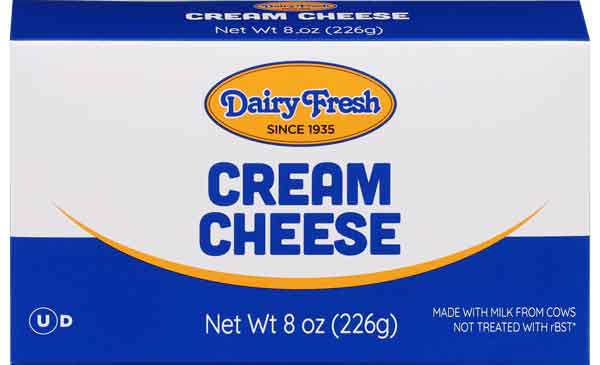 Dairy fresh cream cheese box 36x8oz