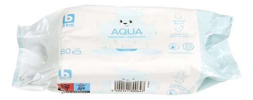 Boni baby wipes aqua12x80st