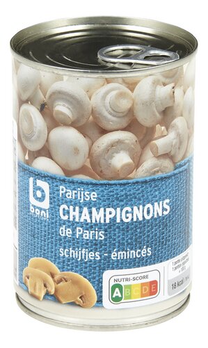 Boni parijse champign. schijf blik 12x390g