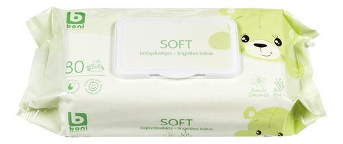 Boni baby wipes soft 12x80st