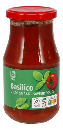 Boni basilico saus 12x420g