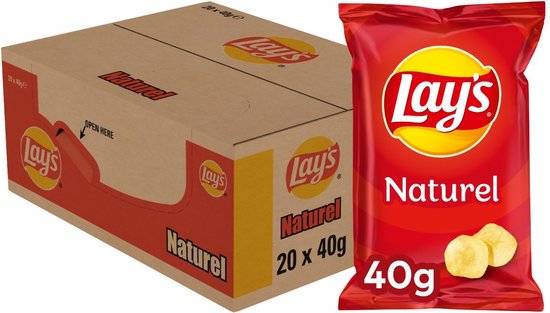 Lay's Chips naturel 20x40gr