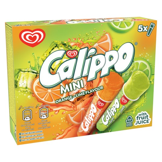 Ola calippo mini orange & lime 6x (5x80ml)