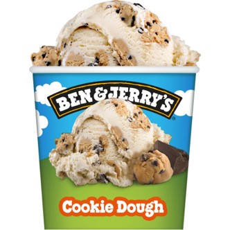 Ben & Jerry's pint cookie dough 8x465ml