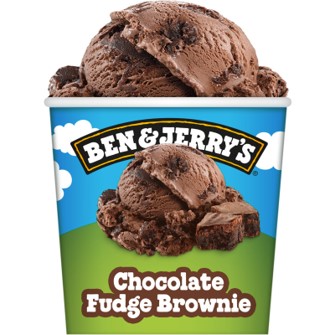 Ben & Jerry's pint chocolate fudge brownie 8x465ml