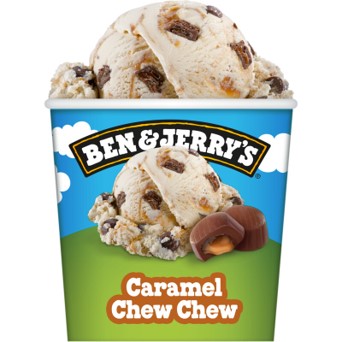 Ben & Jerry's pint caramel chew chew 8x465ml