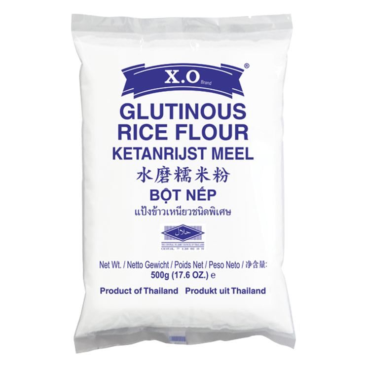 X.o glutinous rice flour 30x500gr