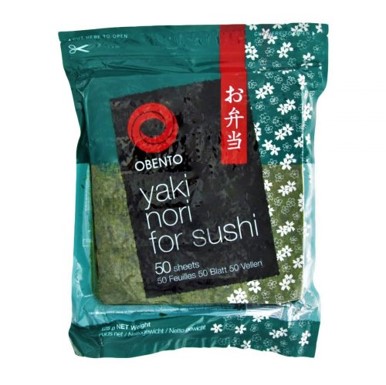 Obento yaki nori 50 sheets (125gr) 