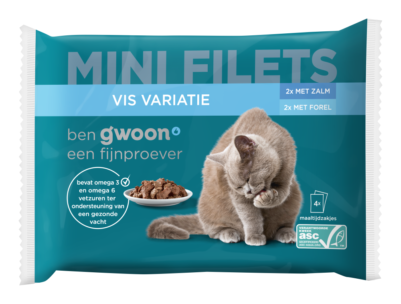 G'woon kat adult vis 15x340gr