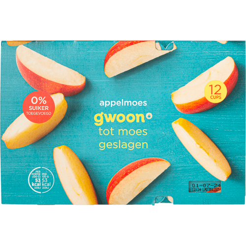 G'woon appelmoes 4x1200gr