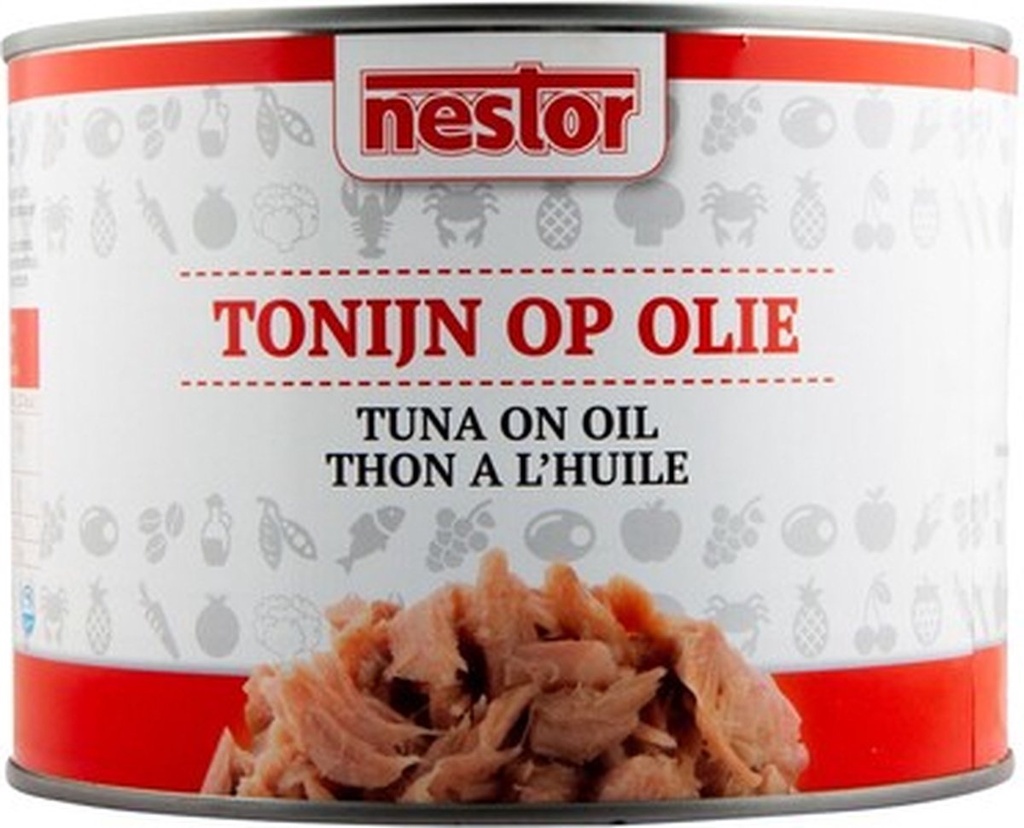 Nestor tonijnchunks in olie 1x2ltr