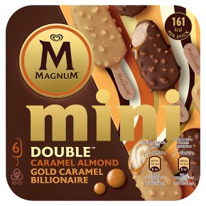 Magnum mini double caramel almond gold caramel billionare 6x(6x55ml)