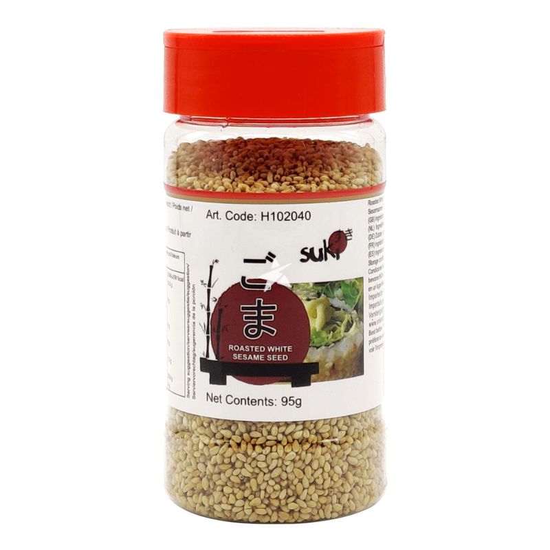 Suki roasted white sesame seeds 50x95gr