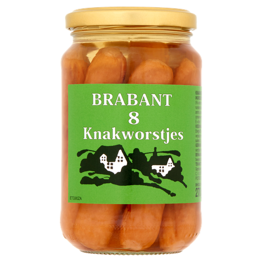 [105081] Brabant Knakworstjes pot 12x270gr