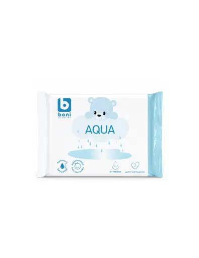 [105804] Boni baby wipes aqua (1x64 pcs)