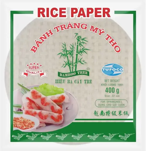 [105975] Bamboo tree rice paper 22cm. deep-fry (1x400 g)