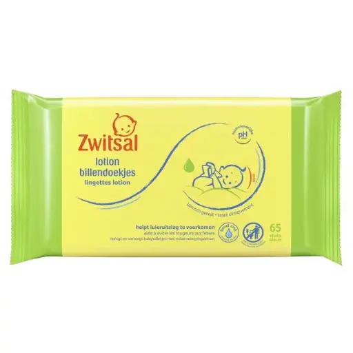 [104539] Zwitsal Billendoek lotion (1x65 pcs)