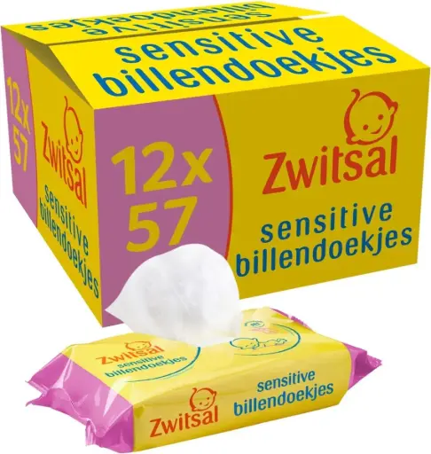 [104538] Zwitsal Billendoek sensitive (1x57 pcs)