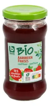 [106572] Boni bio confituur aardbei 50% (1x330 g)