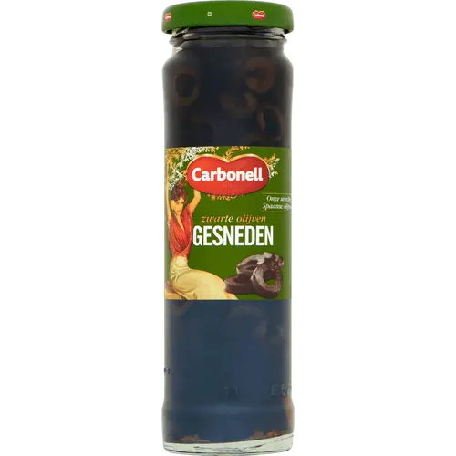 [103340] Carbonell gesneden zwarte olijven (1x75 g)