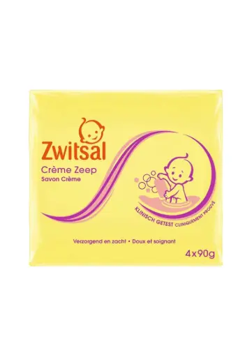 [104537] Zwitsal Creme zeep (4x90 g)