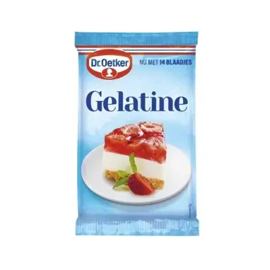 [104915] Dr Oetker Gelatine blaadjes (1x14 pcs) (1x23 g)