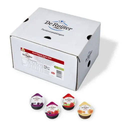 [105349] De Ruijter Jam cups assorti. (200x15 g)