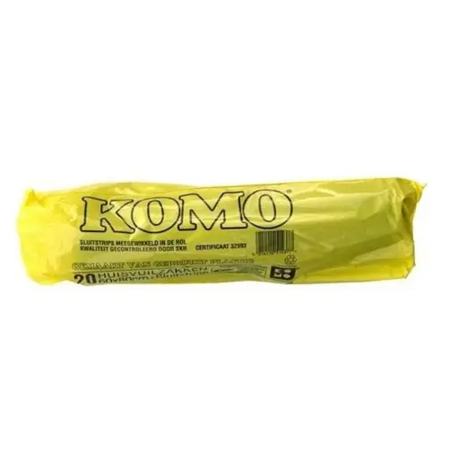 [105052] Komo afvalzak grijs ldpe 60 l (1x20 pcs)